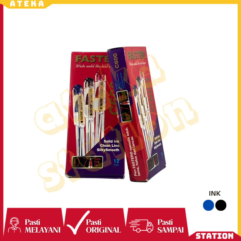 

Pulpen FASTER C6 / C600 0.7 mm (12pcs)