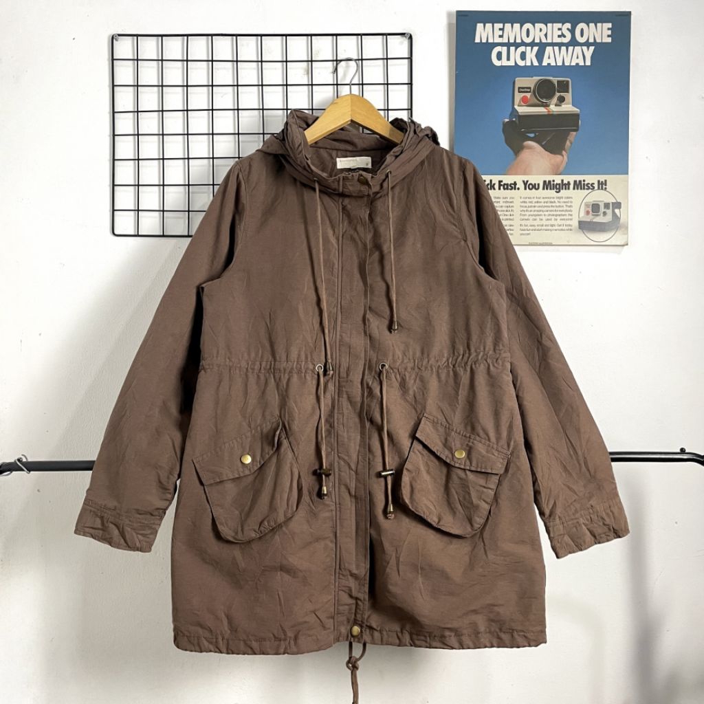 JAKET PARKA RAMONPOLE SECOND ORIGINAL, JAKET KANVAS, JAKET MILITARY, JAKET WANITA, JAKET PARKA WANIT