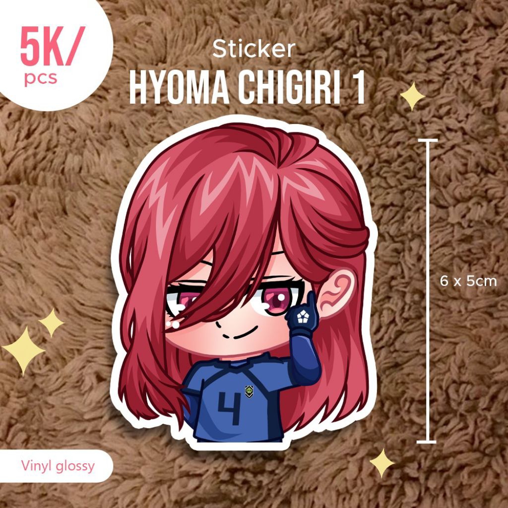 

Stiker hyoma chigiri anime blue lock anti air