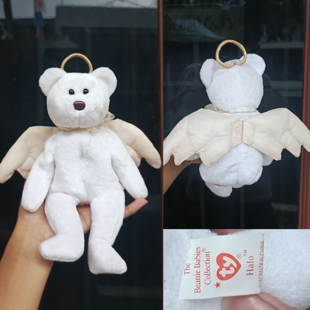 Boneka Teddy Peri Putih Original TY