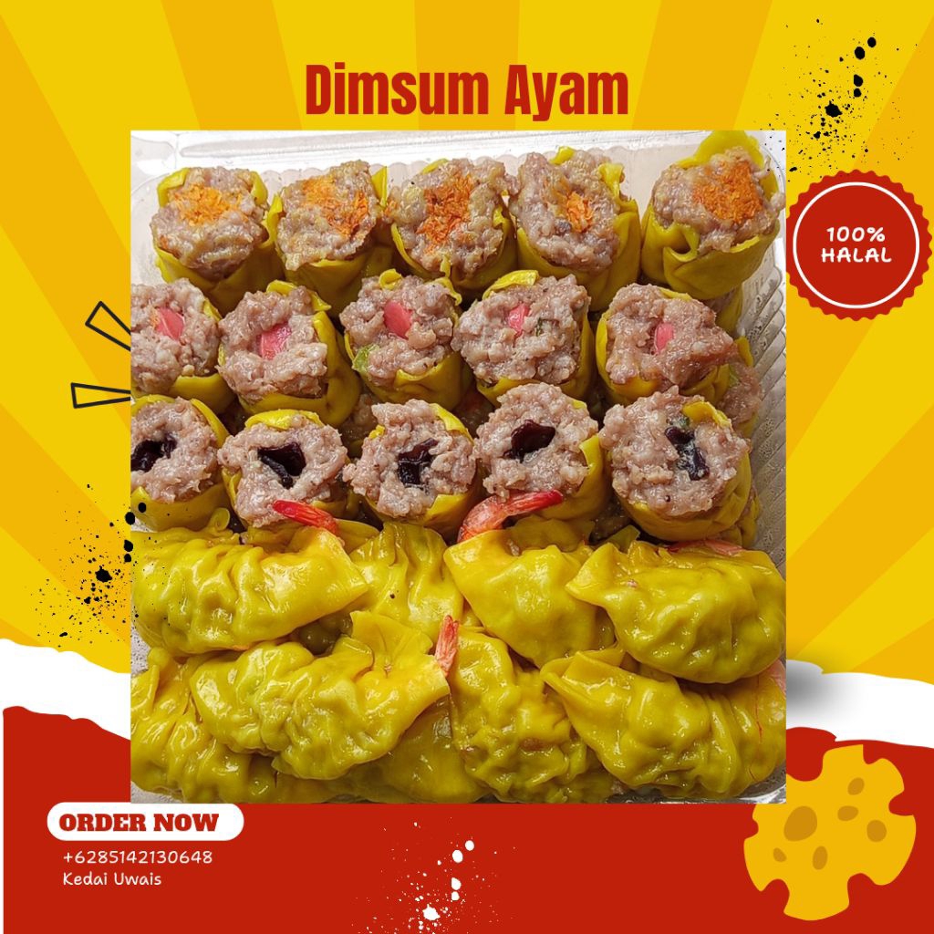 

TERLARIS PAKET DIMSUM AYAM REGULER ISI 25pcs HALAL