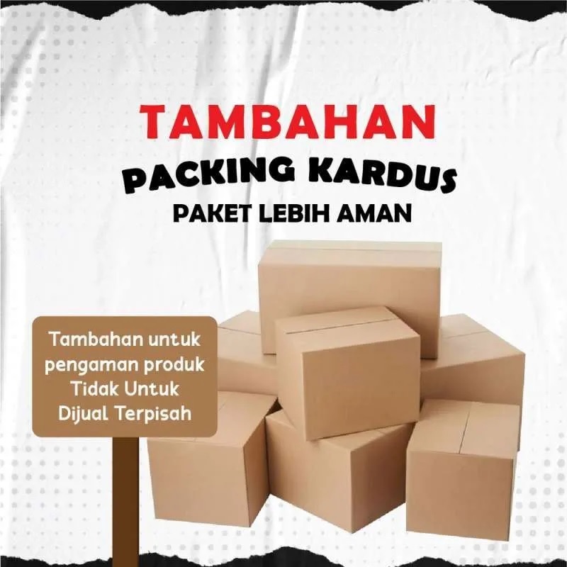 

Packing Kardus Tambahan (Add-On) | Aman untuk Gelas & Barang Pecah Belah
