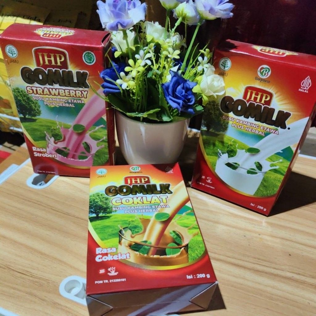 

GOMILK | SUSU KAMBING ETAWA PLUS HERBAL SUSU KESEHATAN COCOK UNTUK BAYI SAMPAI LANSIA |SUSU BPOM|