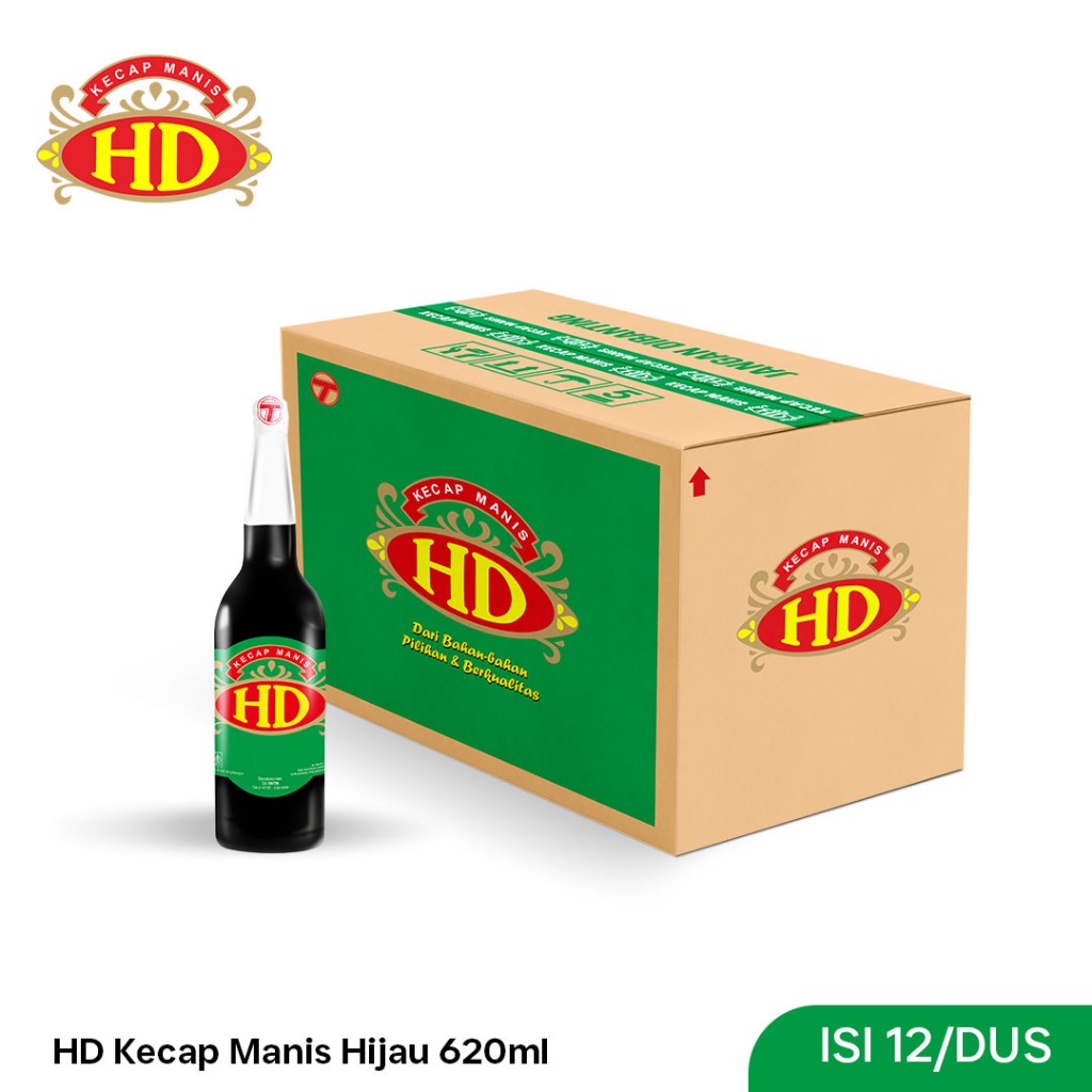 

HD Kecap Manis Rempah Botol Kaca 620ml ISI 12 pcs