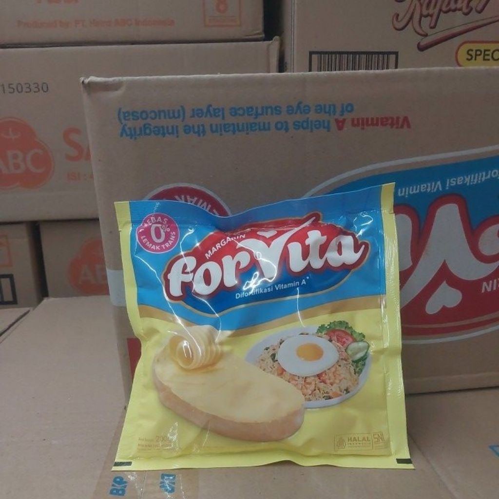 

forvita margarin 200 gr isi 3 pics