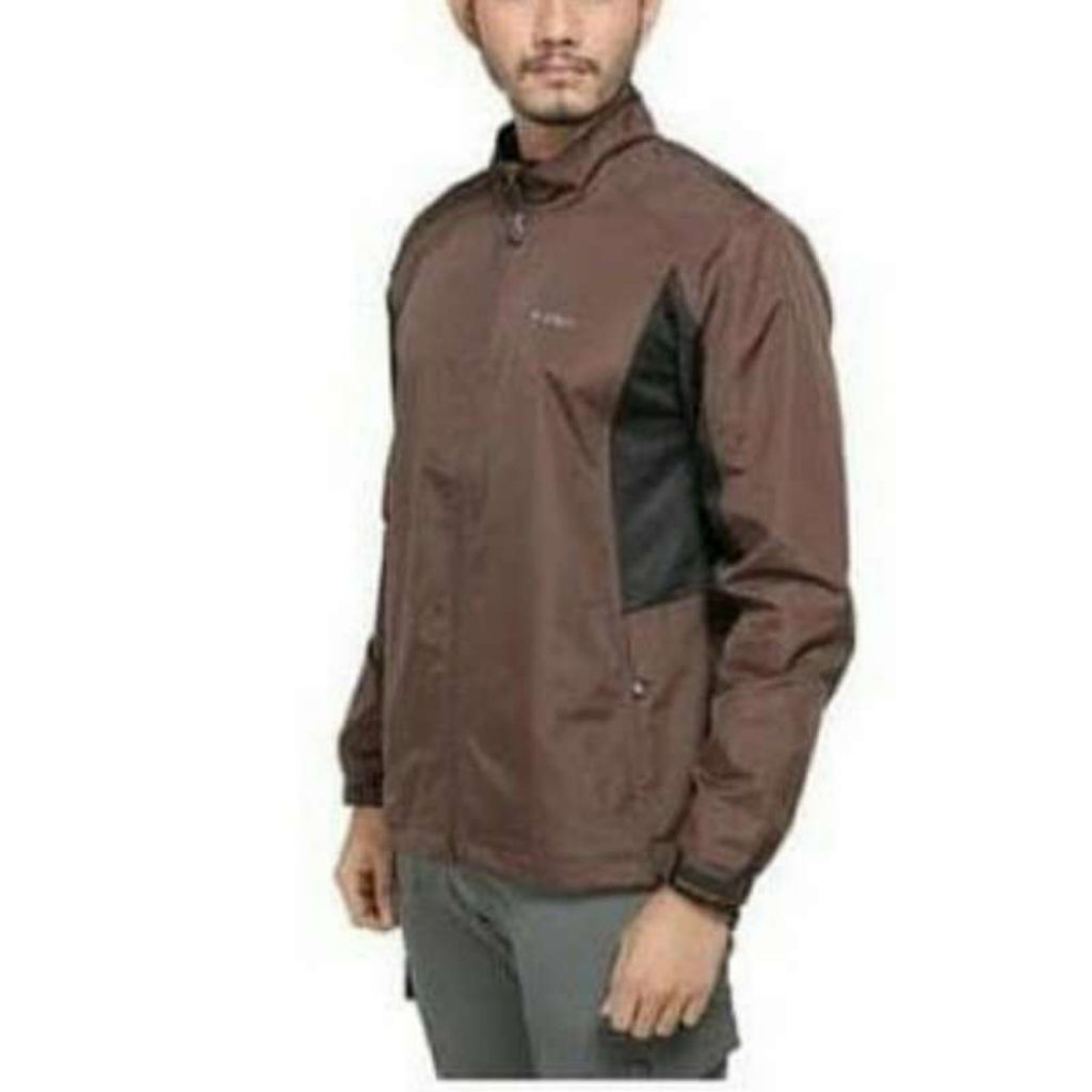 Jaket riding coklat