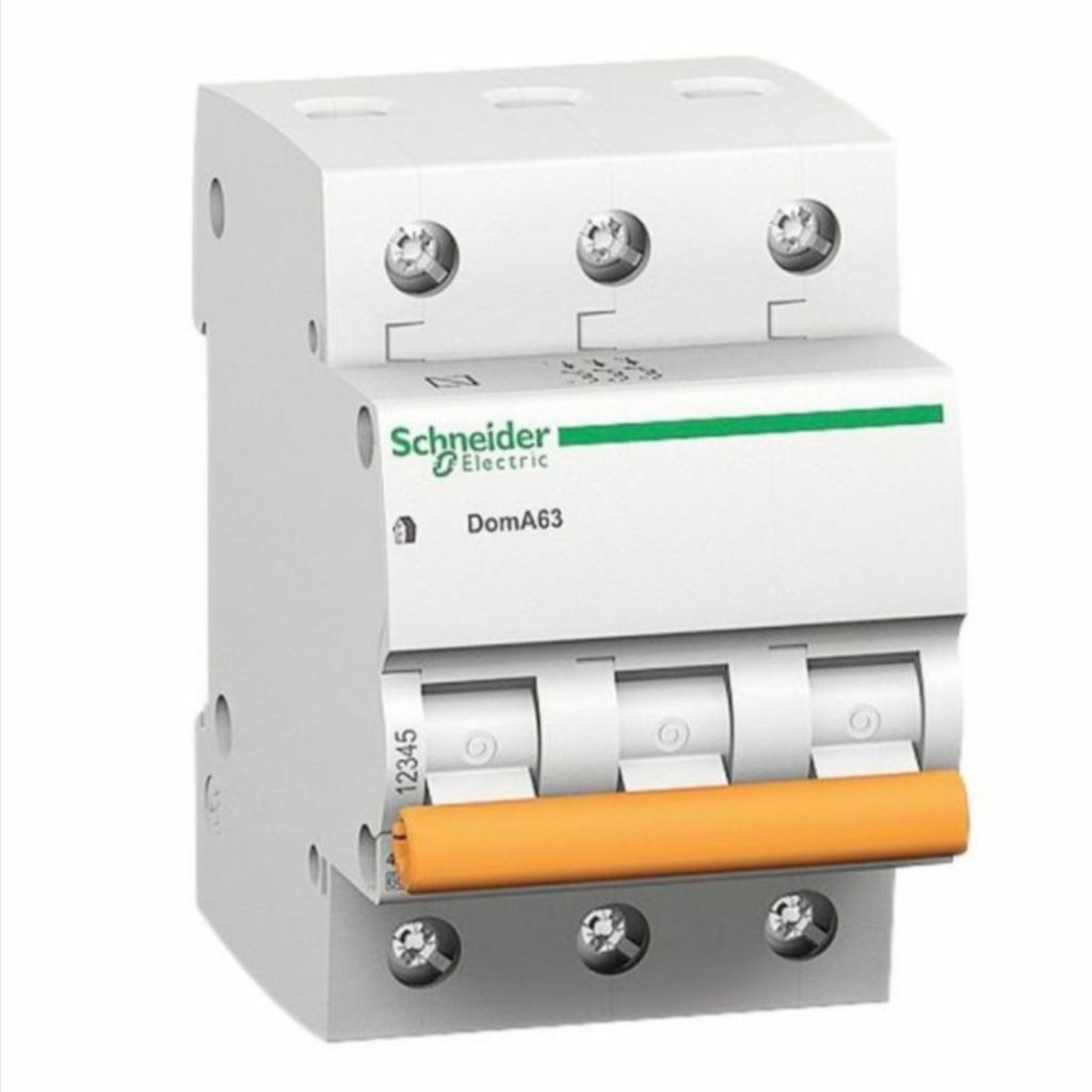 MCB SCHNEIDER 3 PHASE DOM