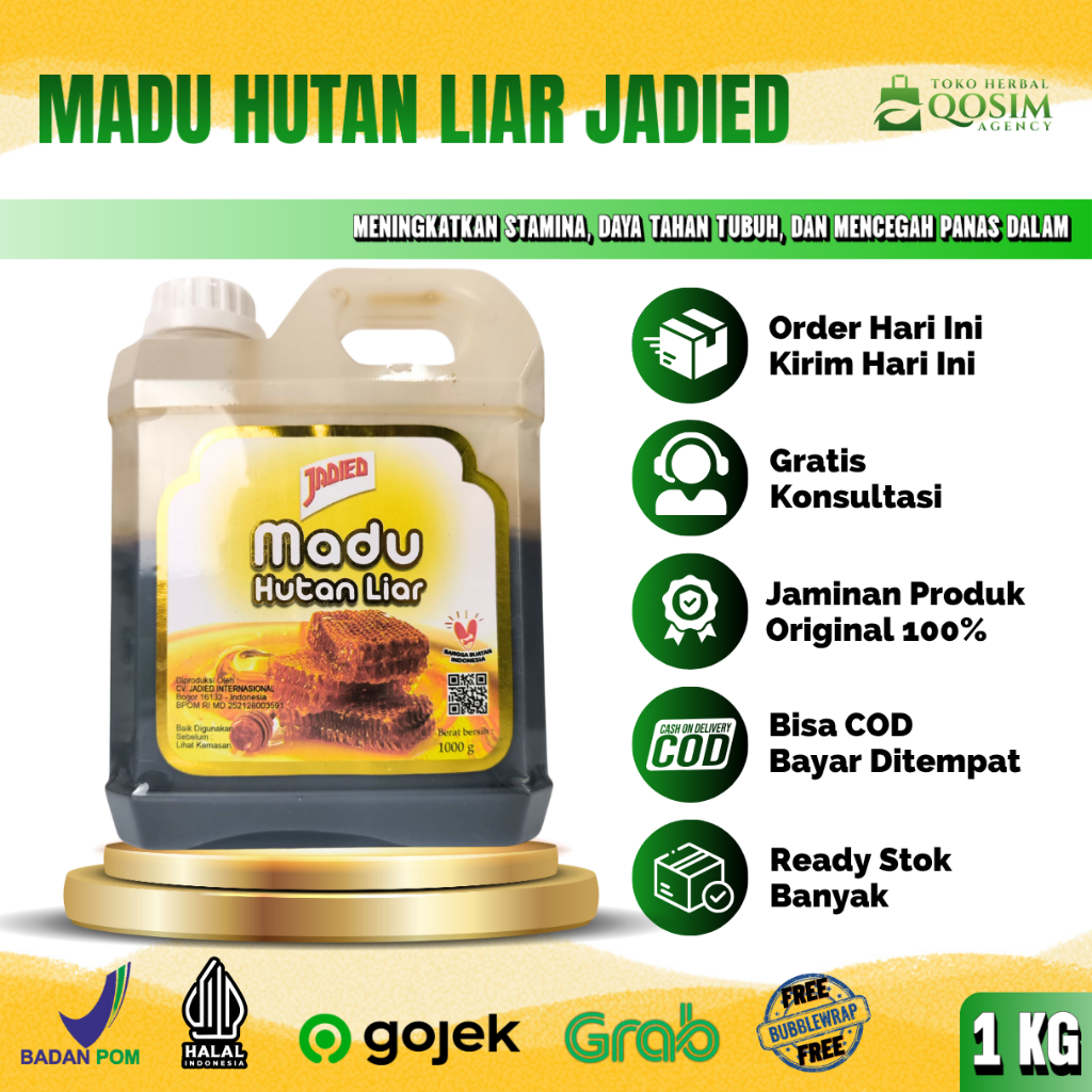 

Madu Hutan Liar Jadied 1kg 100% Asli Garansi Original Tanpa Campuran