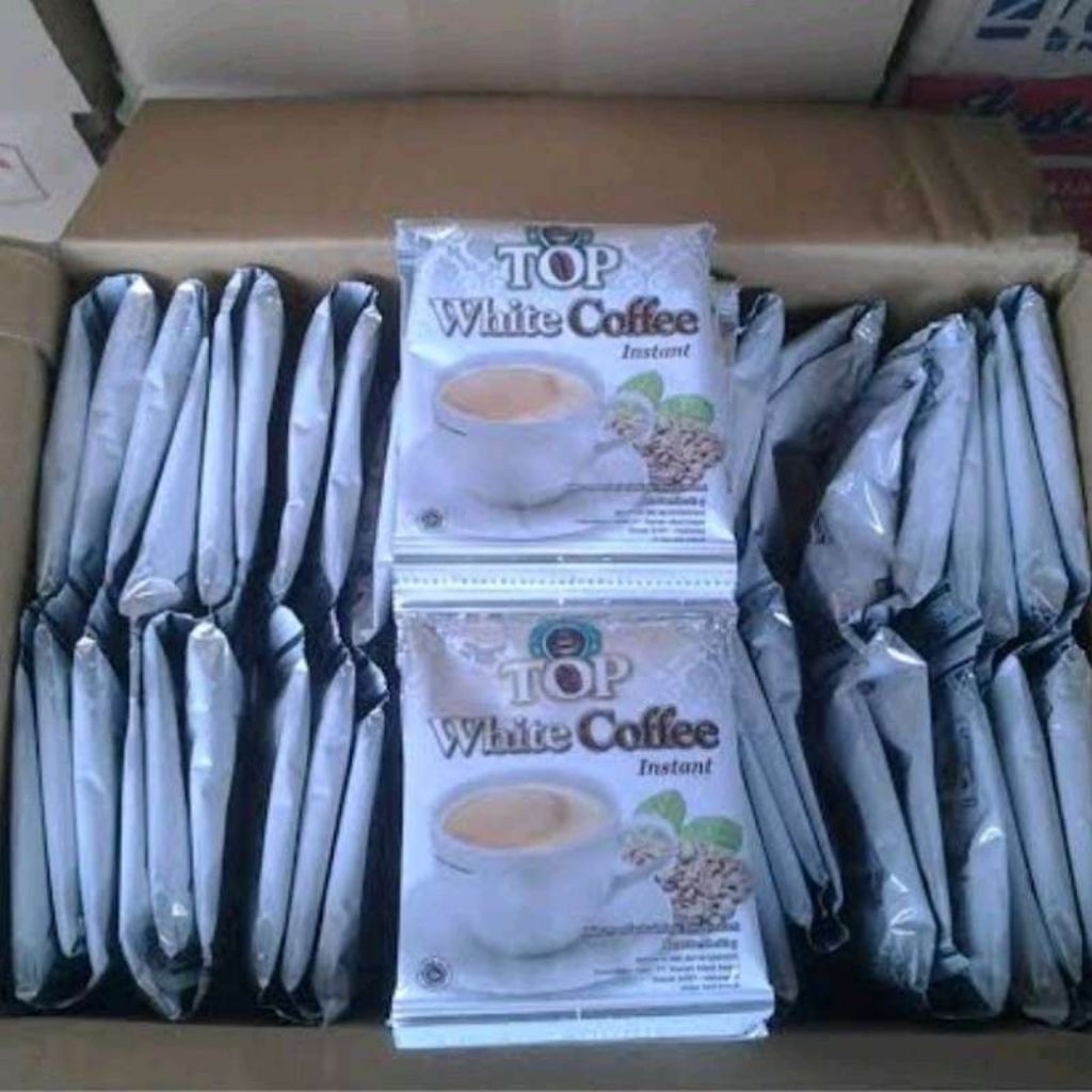 

Top coffee white 21gr renteng 10sachet
