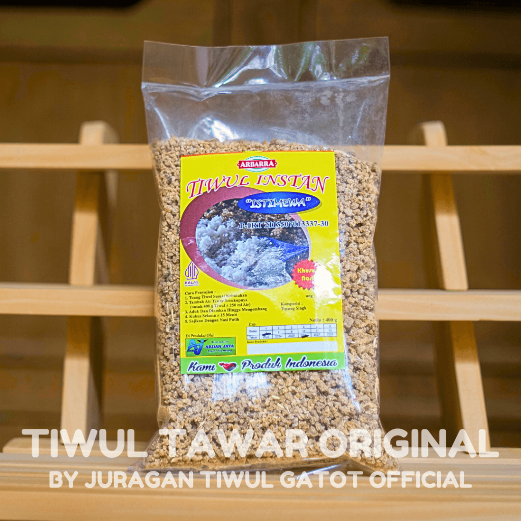 

Tiwul Tawar Original