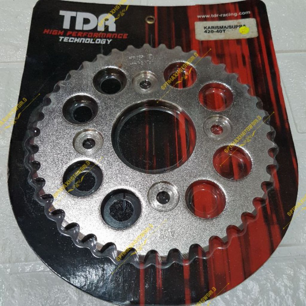 Gear Belakang TDR Supra X 125 Fit New Kharisma 420-40 41 42 43T Original