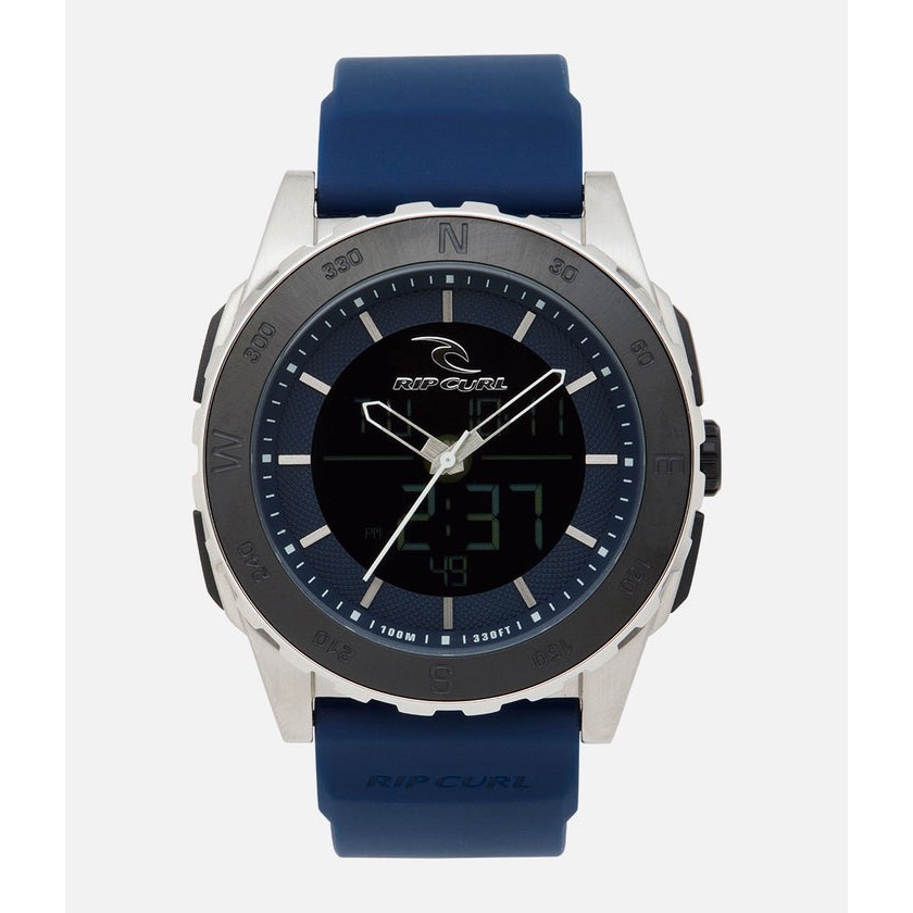 Jam tangan ripcurl Rival Ana Digital Rubber Watch - Deep Blue