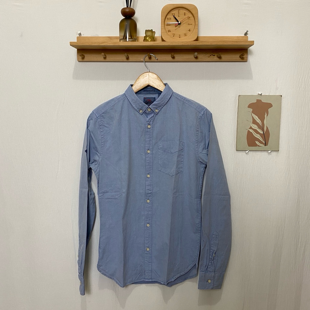 kemeja panjang pria SUPERDRY original size S