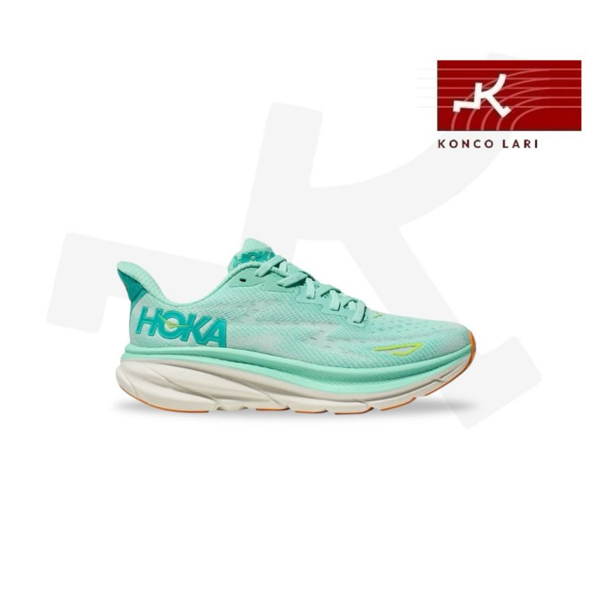 Sepatu Running Hoka Clifton 9 WIDE Women 1132211 SMQ Original