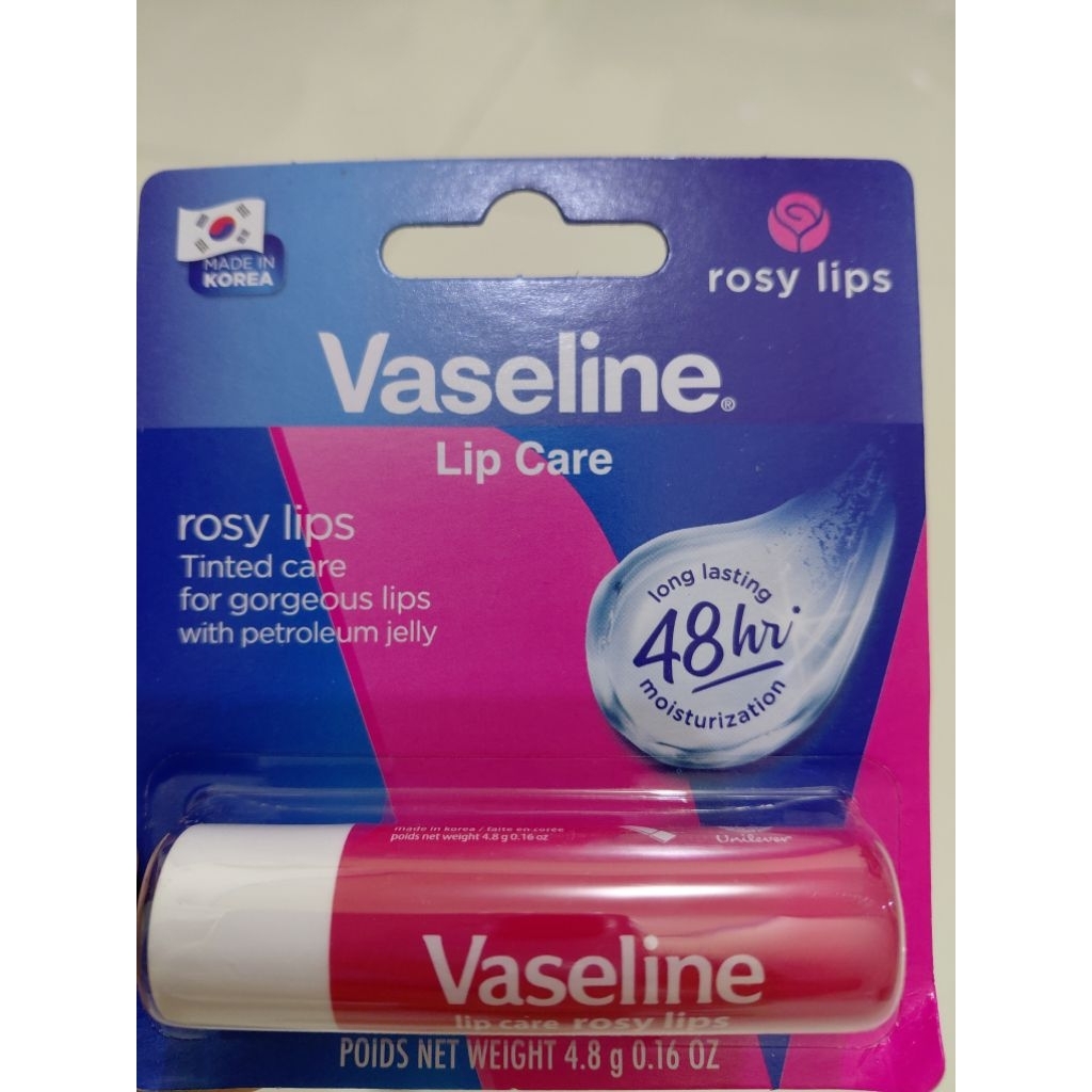 Vaseline Lip Therapy Petroleum Jelly Balm Stick Rosy Lips 4.8gr Pelembab Bibir / Vaseline Lip Balm S