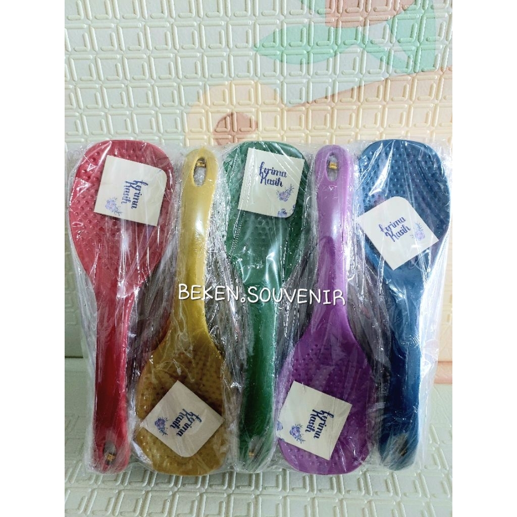 (isi 100pcs) Souvenir Centong Nasi Warna Kemasan Plastik