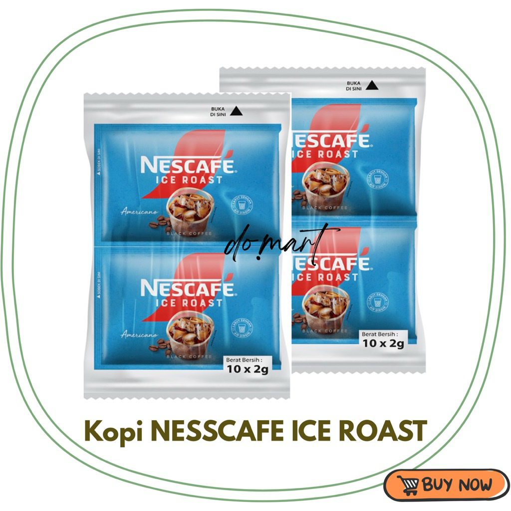 

Nescafe Ice Roast 2gr Es Kopi Instan Sachet Americano (1 Renceng isi 10)