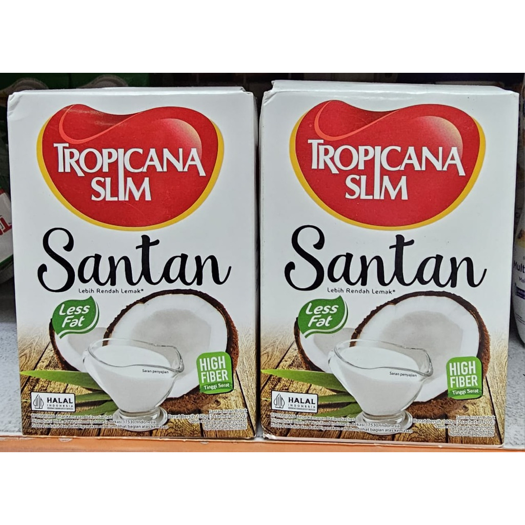 

Tropicana Slim santan rendah lemak 100g Box ( Isi 5 sachet x 20g )