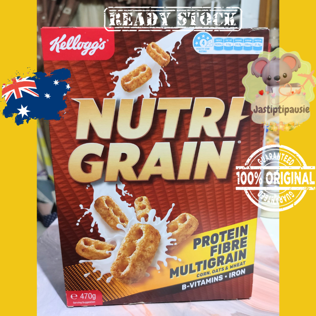 

Kellogg's Nutri-Grain Iron Man Food Cereal Sereal Nutrigrain Kelloggs BOX 290g Australia