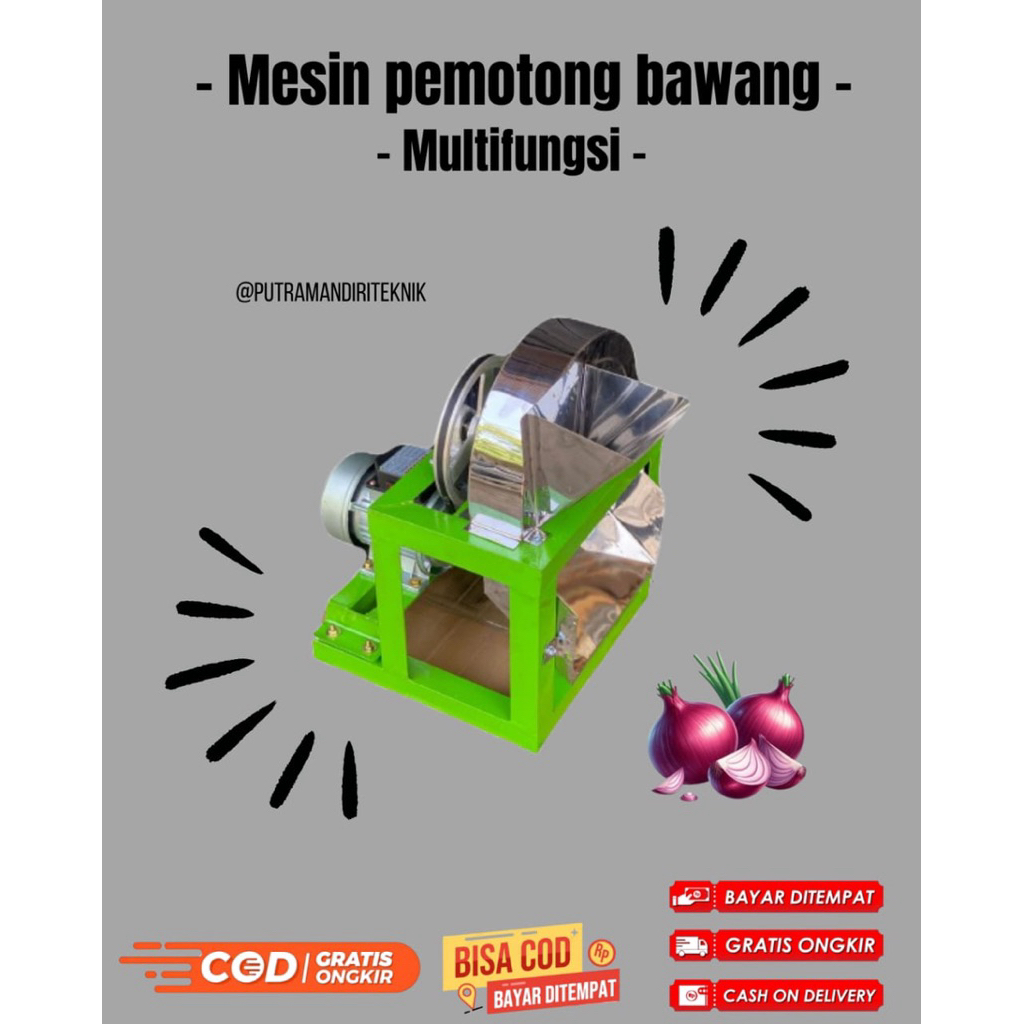 mesin pengiris bawang | mesin pemotong bawang multifungsi