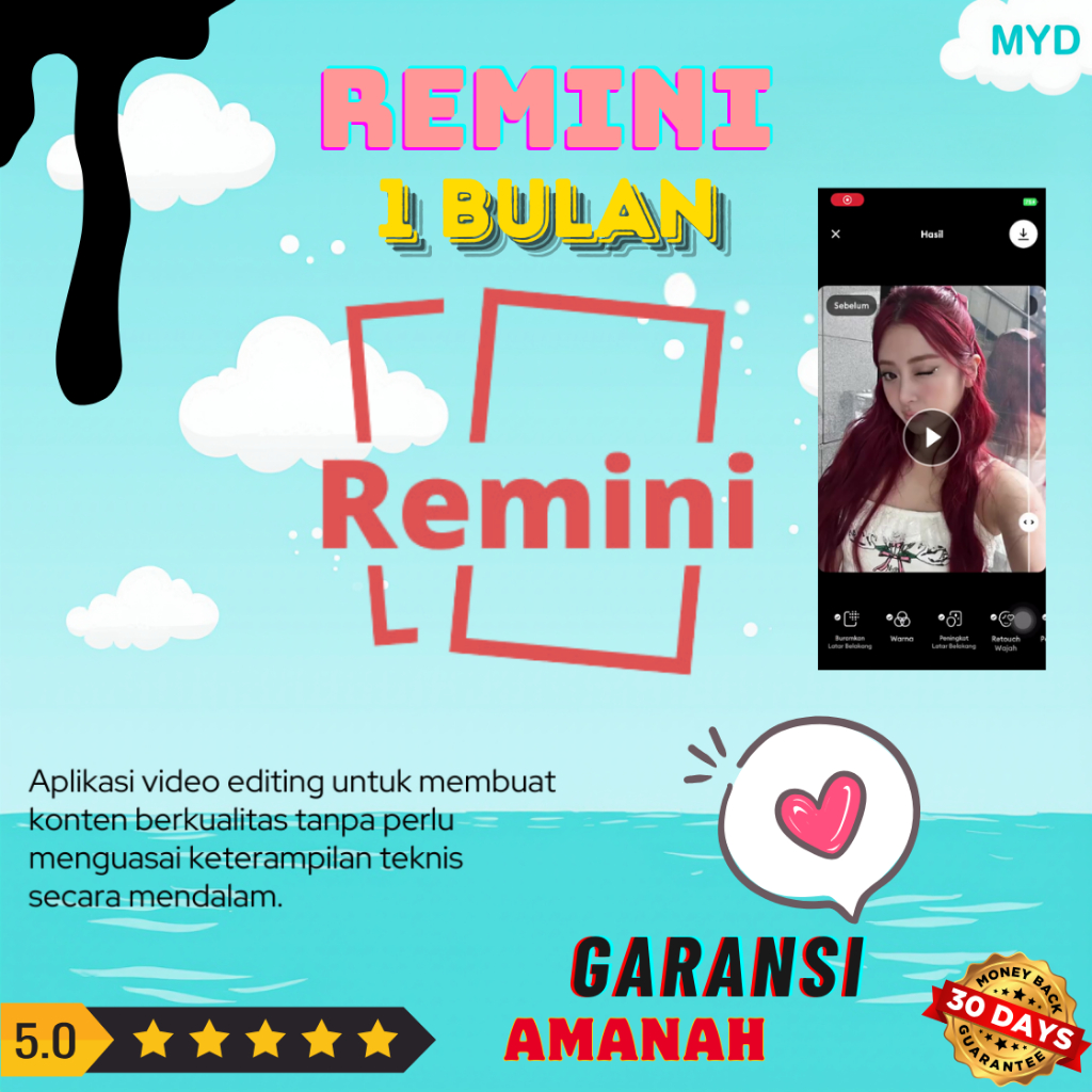 REMINI PRO MERUBAH FOTO BURAM MENJADI JERNIH