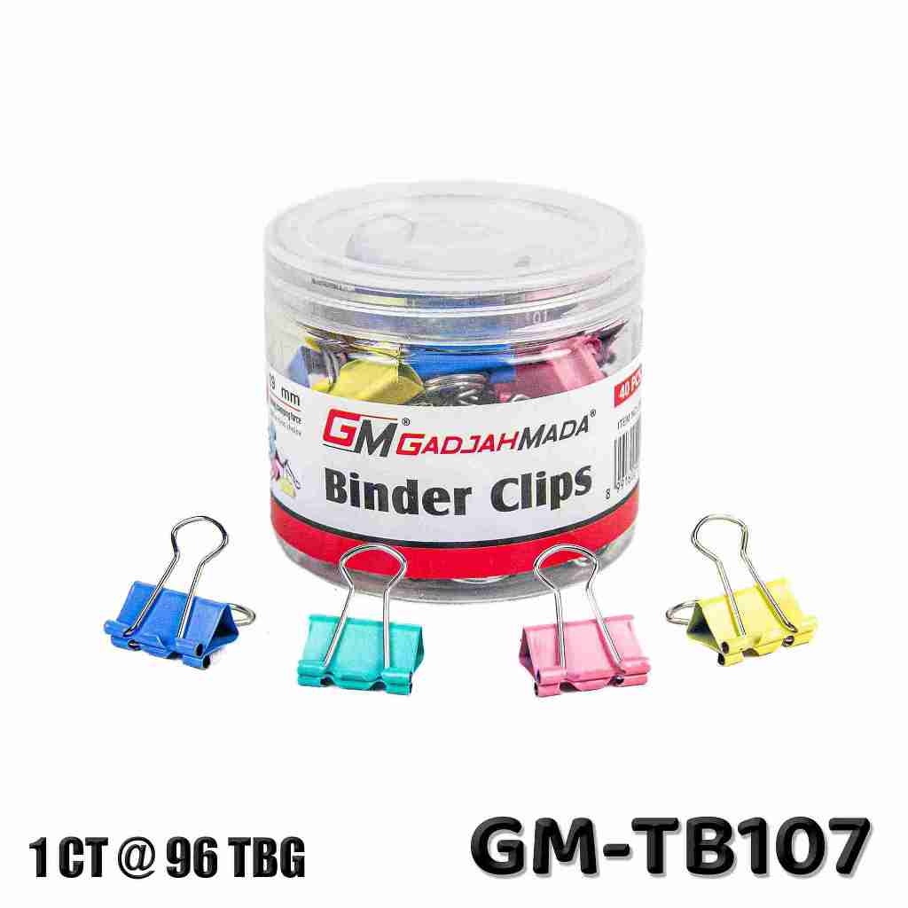 

BINDER CLIP WARNA 19MM dengan type GM-TB107