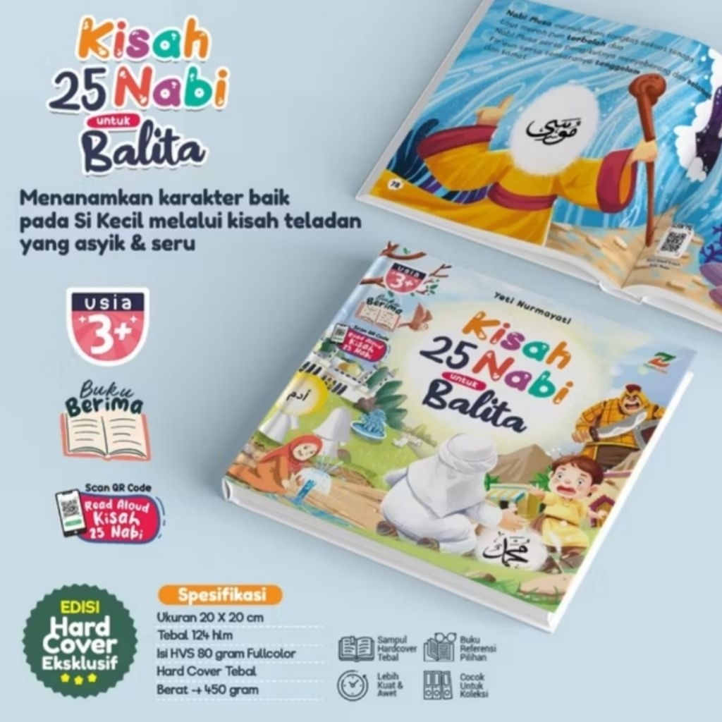 KISAH 25 NABI UNTUK BALITA | BOARDBOOK KISAH 25 NABI | KISAH 25 NABI BALITA ZIYADBOOKS