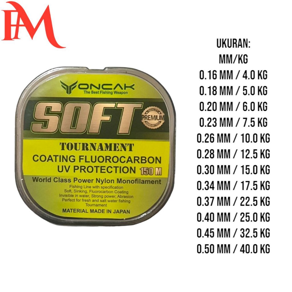 LINE ONCAK SOFT PREMIUM 150 M / SENAR PANCING