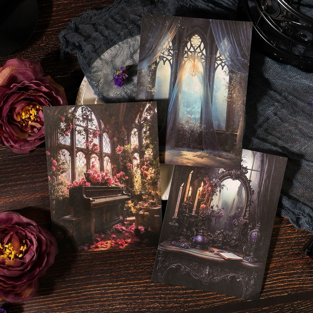 

Kertas Journal Material Paper Scrapbook Gothic Darkness Night Medieval Unik Lucu