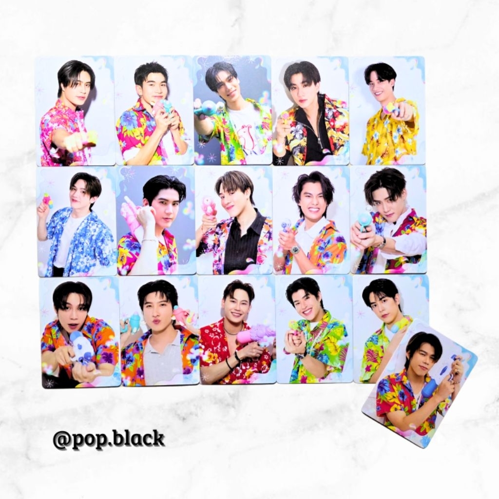 PHOTOCARD SONGKRAN BOYS OFFICIAL || COLLECTION PHOTOCARD GMMTV || MERCHANDISE OFFICIAL ||  WTS PHOTO