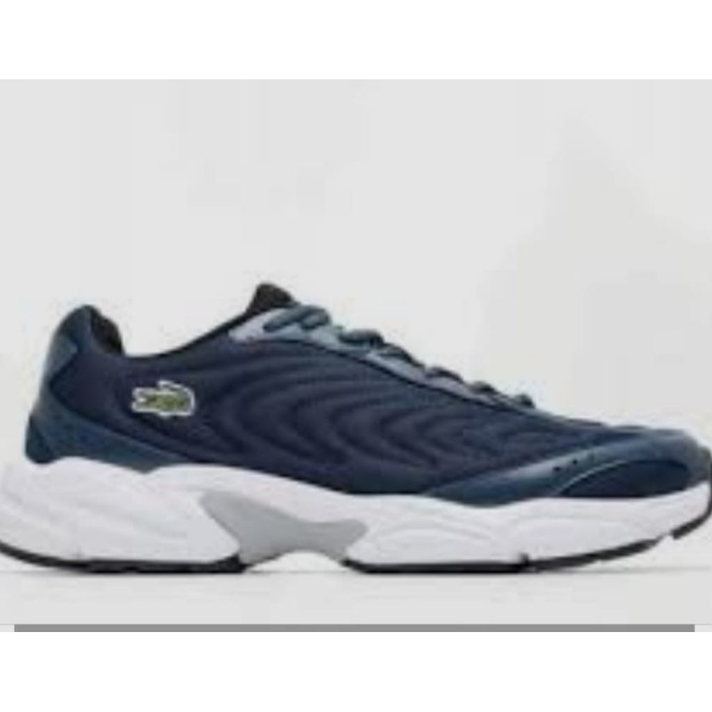 Sepatu Running Pria Wanita Lacoste Navy Blue