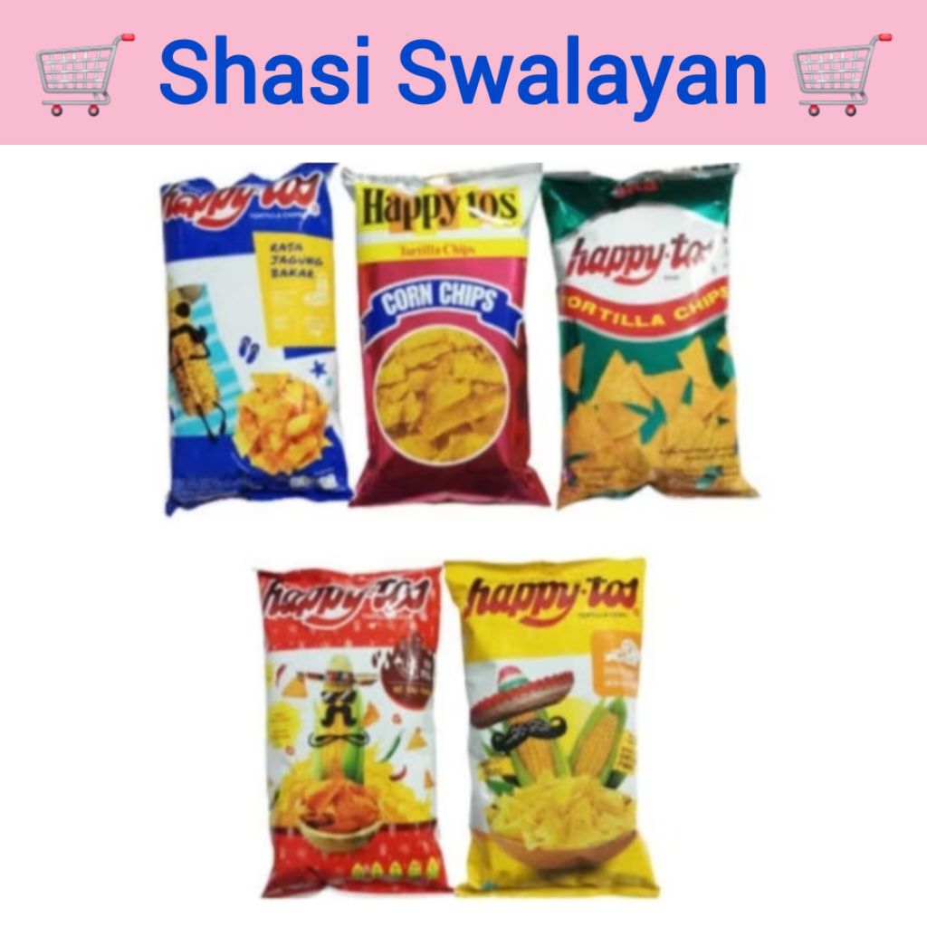 

HAPPY TOS Tortila Makanan Ringan 140 gram
