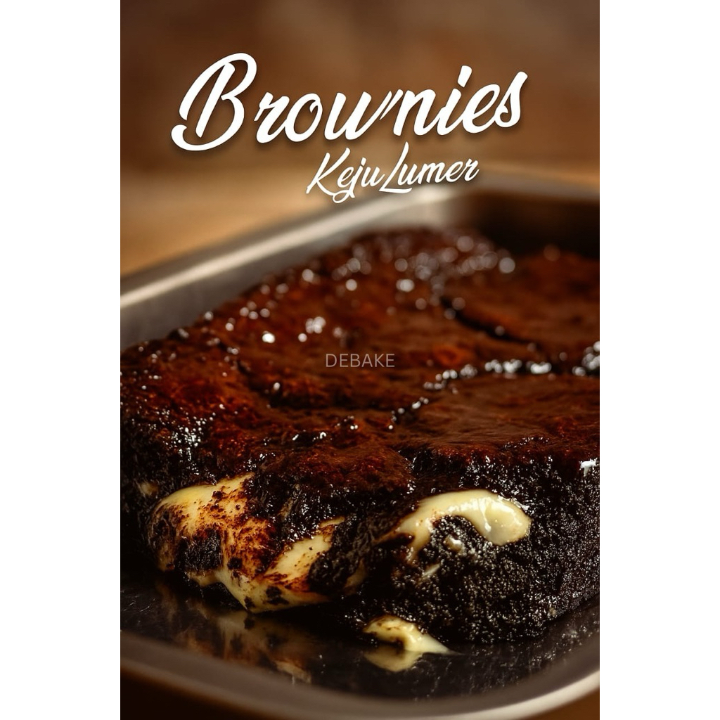 

Brownies Ketan Keju Lumer Gluten free (panggang)