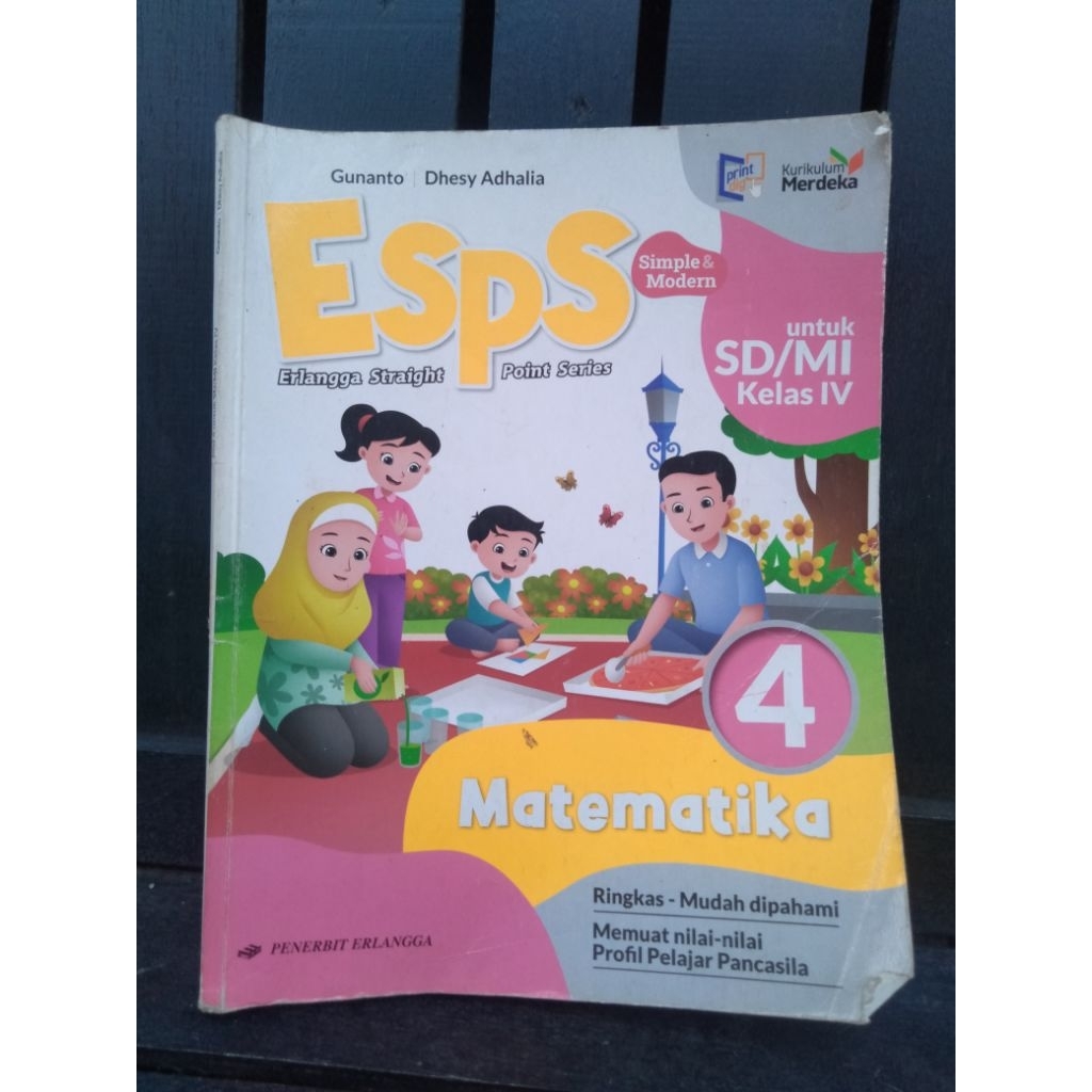 Buku ESPS Matematika kelas 4 (Bekas Pakai)