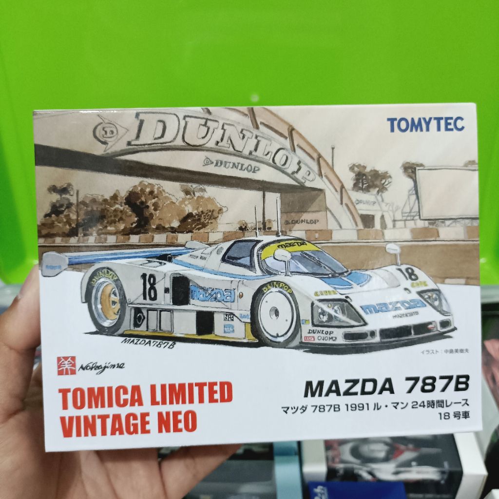 Tomica Limited Vintage Neo TLV TLVN 1/64 Mazda 787B no 18 Lemans 24h 1991 white blue