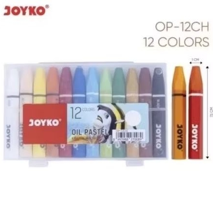 

Crayon Oil Pastel Joyco Mini OP-12CH 12 Warna