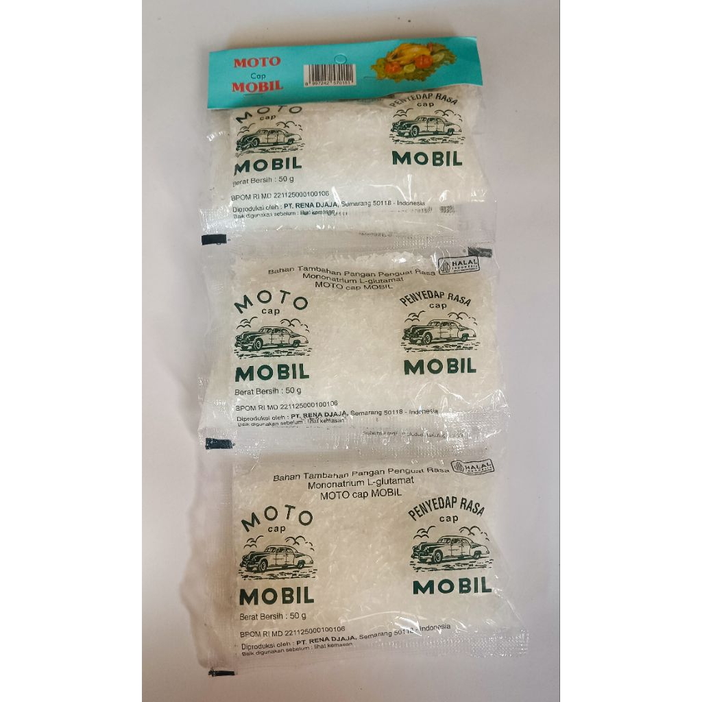 

Penyedap Rasa Mononatrium L glutamat Cap Mobil 1 renteng isi 6