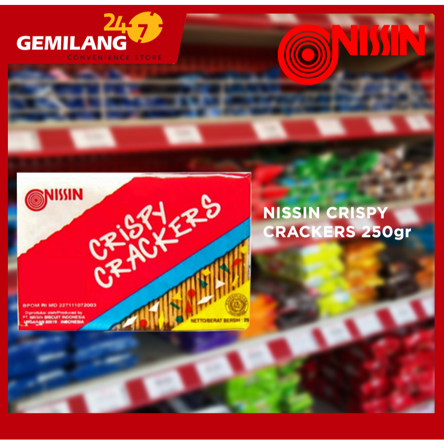 

NISSIN CRISPY CRACKERS 250gr