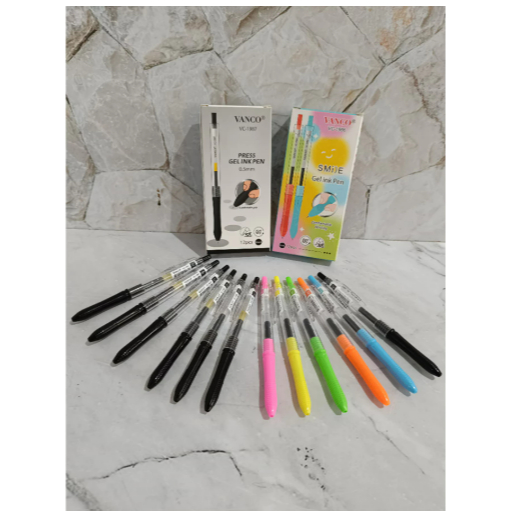

[ PAK ] Pulpen VANCO VC-1986 & VC 1987 / Bolpen Pena Gel Cetek VC 1987 / Pulpen Vanco Mirip Kokoro Murah Bagus