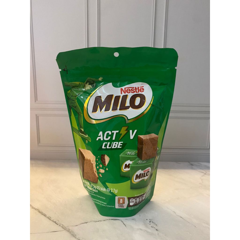 

Nestle Milo ACT Cube Kemasan 67,5g (isi 25cube)