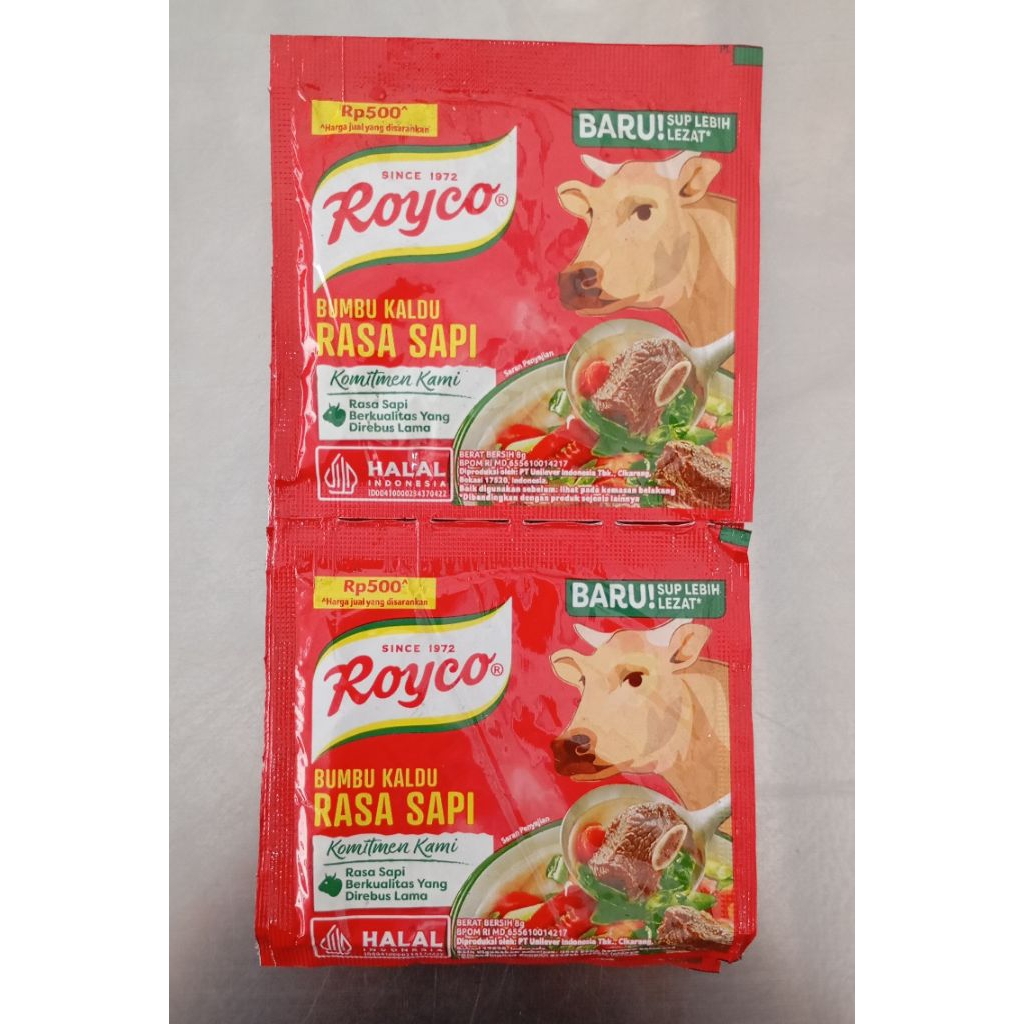 

Royco rasa sapi renteng isi 12 sachet