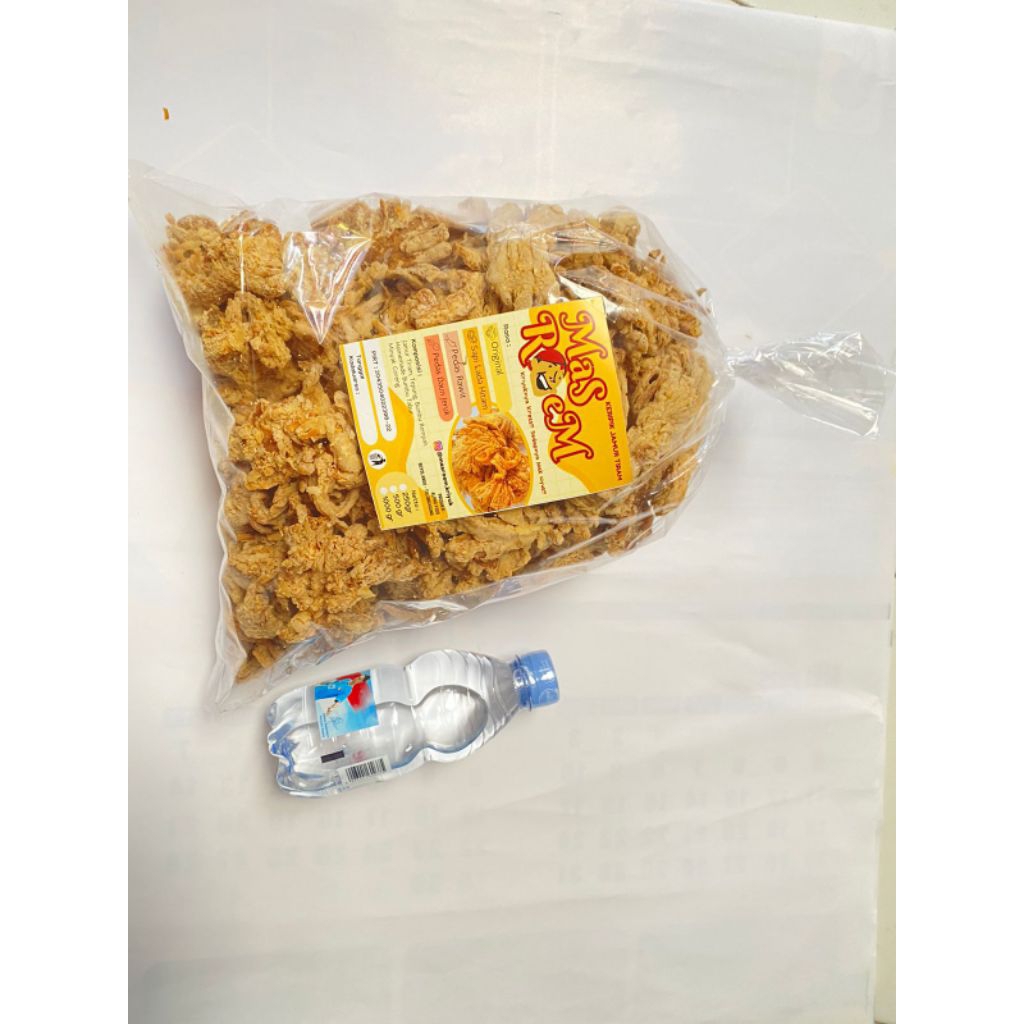 

MasRoem Keripik Jamur Kriyuk Jamur Crispy 1000 gram / 1 kilogram
