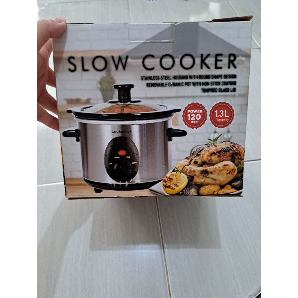 NEW SEGEL SLOW COOKER Lock n Lock 1.3L