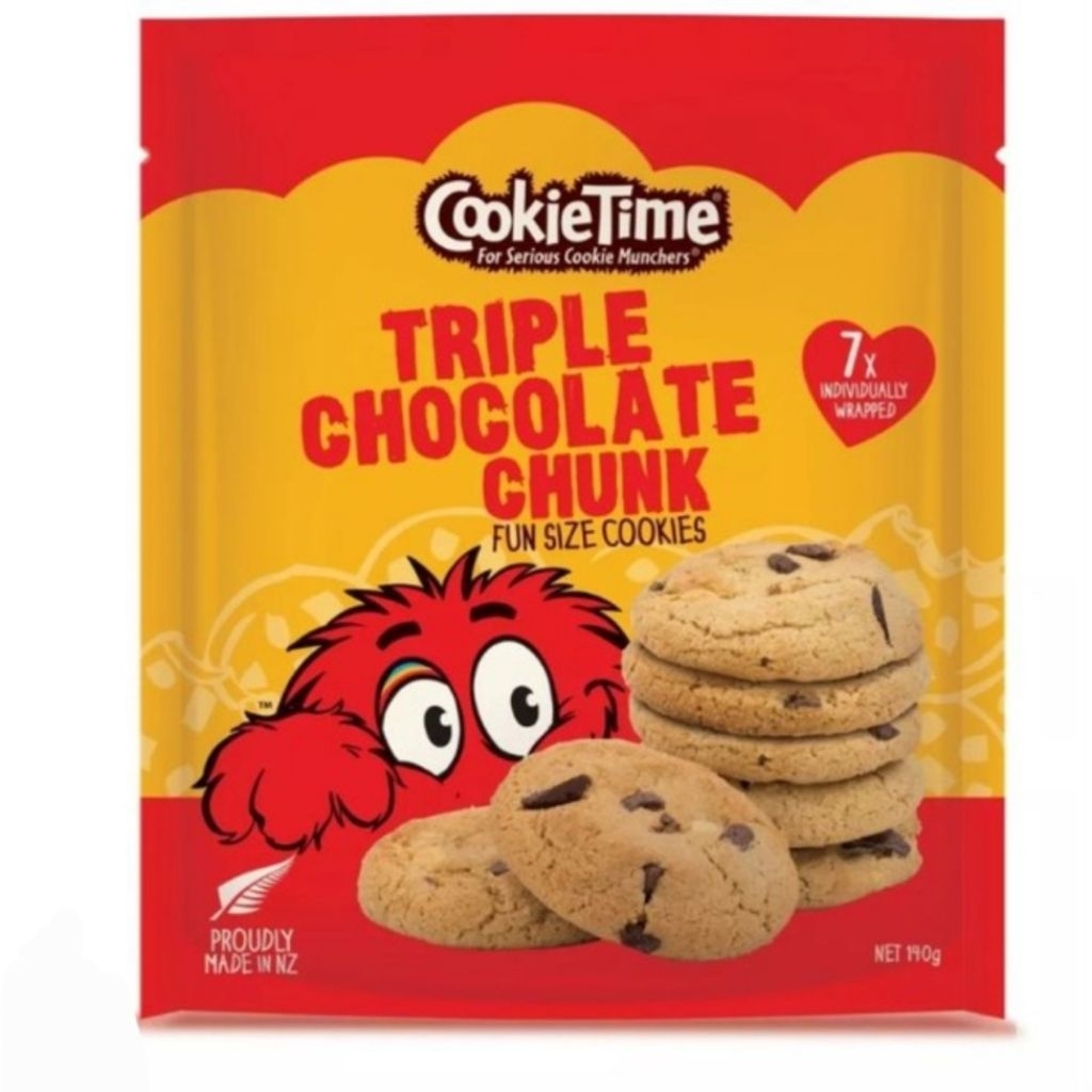 

Cookie time triple chocolate chunk