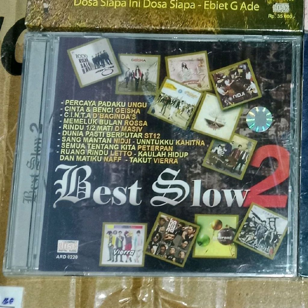 Cd Best Slow 2 Ft. Ungu Geisha D'Baginda's Rossa D'Masiv St12 Kahitna Nidji Peterpan Letto Naff Vier