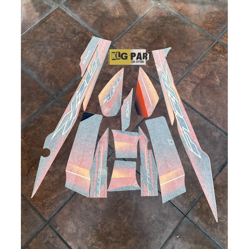 Striping Grafik Yamaha Fizr F1zr Orange Oranye 2003 Raffi Rafi Ahmad Original Lostpack