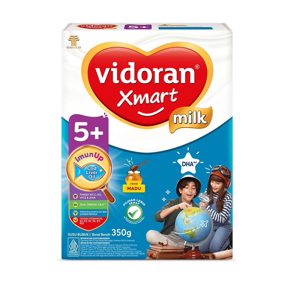 

Vidoran Xmart Milk 5+ Madu 350g