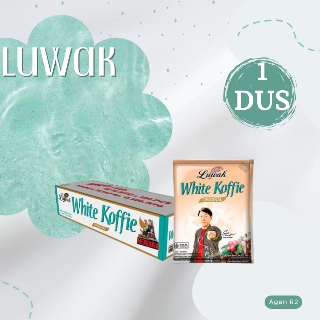 Luwak white Koffie (1 dus / 12 renceng)