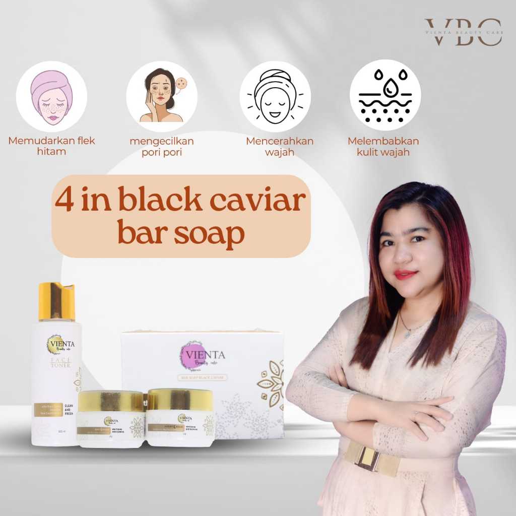 SKINCARE BLACK CAVIAR SABUN BATANGAN