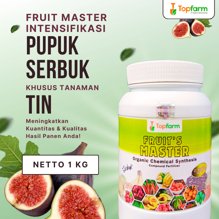 Pupuk Serbuk Topfarm / Pupuk Kocor Buah Tin / Pupuk Pelebat Buah Tin / Pupuk Pembesar Buah Tin / Pup